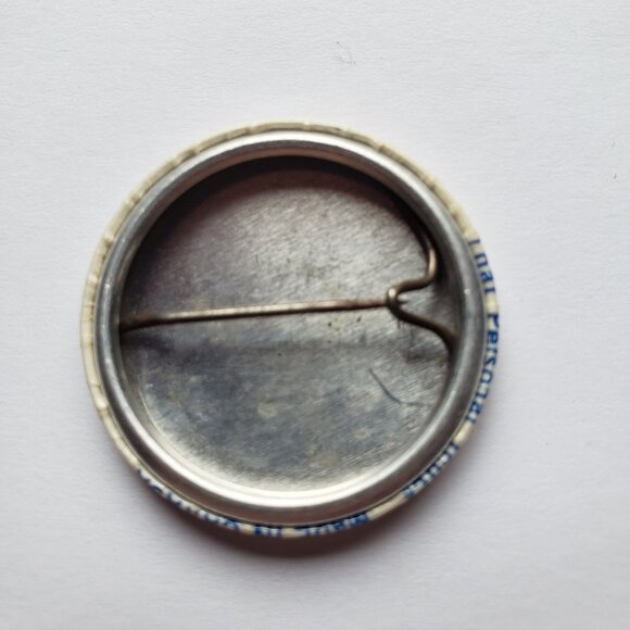 I Drink Milk Round Pinback Pin Button B - Picture 2 of 2